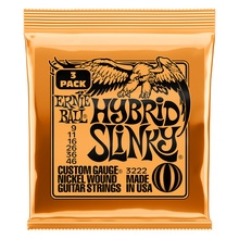 ERNIE BALL 3222 HYBRID SLINKY 3 PACK 9-46