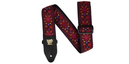 ERNIE BALL 5369 Classic Jacquard Strap Crimson Royal Bloom