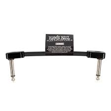 ERNIE BALL 6438 Flex Patch Cable 3" Black-Single