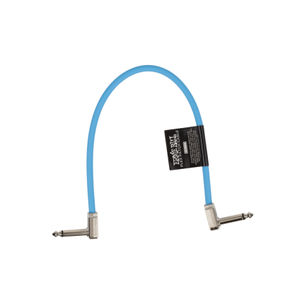 ERNIE BALL 6456 Flex Patch Cable 12" Blue-Single Кабел