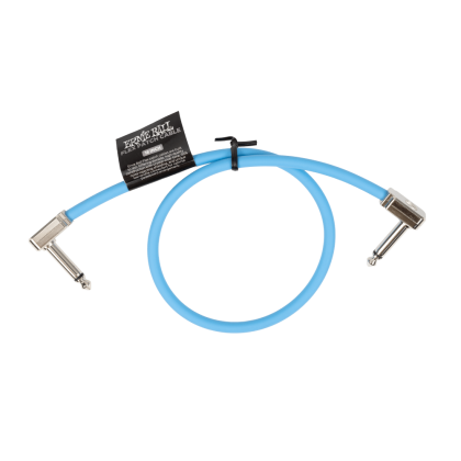 ERNIE BALL 6457 Flex Patch Cable 18" Blue-Single Кабел