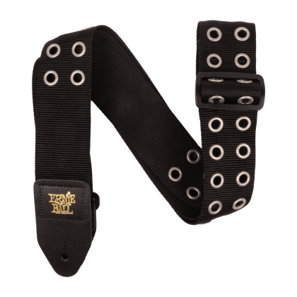 ERNIE BALL 5397 Premium Strap Hole Lotta Metal Silver