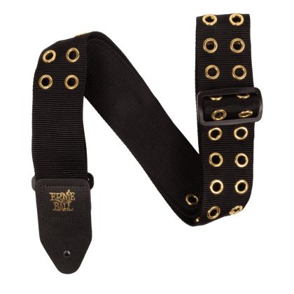 ERNIE BALL 5398 Premium Strap Hole Lotta Metal Gold
