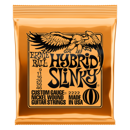 ERNIE BALL 2222 9-46 HYBRID SLINKY Струни за електрическа китара