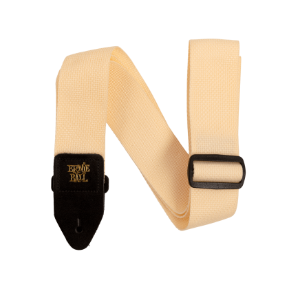 ERNIE BALL 5354 CREAM POLYPRO STRAP Колан за китара