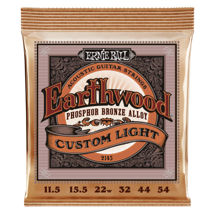 ERNIE BALL EARTHWOOD CUSTOM LIGHT PHOSPHOR BRONZE 11.5/54