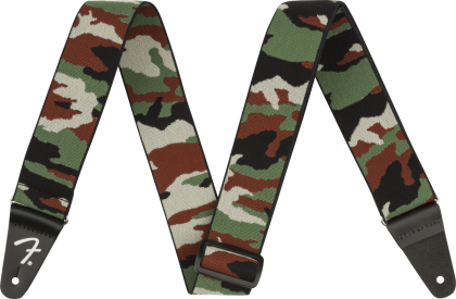 FENDER WEIGHLESS CAMO STRAP WDLAND