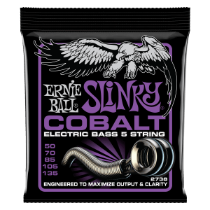 ERNIE BALL 2738 Power Slinky Cobalt 5-Str Bass 50-135