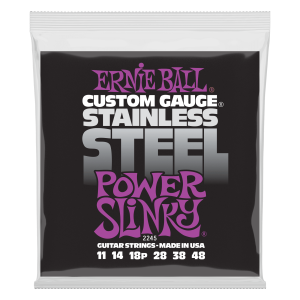 ERNIE BALL 2245 11-48 POWER SLINKY STAINLESS STEEL Струни за електрическа китара
