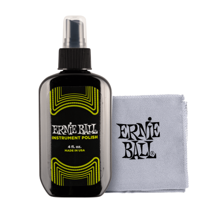ERNIE BALL • 4222 Instrument Polish w/ Microfiber Cloth • Комплект за полиране на инструменти