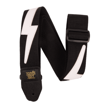 ERNIE BALL | 5399 White Lightning Premium Strap | Колан за китара
