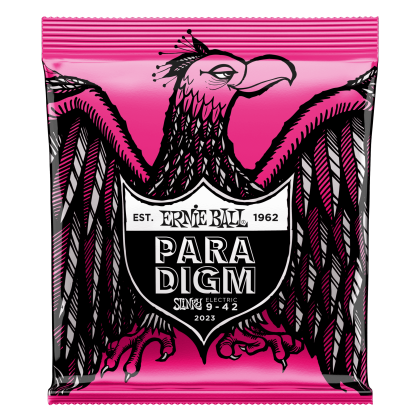 ERNIE BALL • 2023 9-42 Paradigm Super Slinky Electric Guitar Strings • Струни за електрическа китара