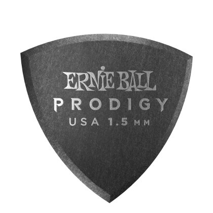 ERNIE BALL • 9331 Prodigy Picks Shield 1.5 mm Black • Перца за китара