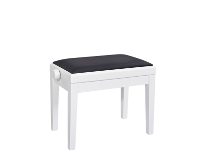 K&M • 13926 Piano Bench White Matte • Столче за пиано