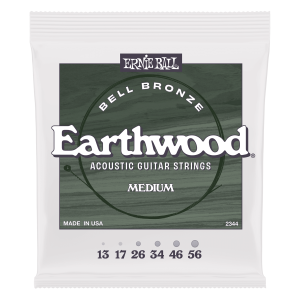 ERNIE BALL 2344 13-56 EARTHWOOD MEDIUM BELL BRONZE Струни за акустична китара