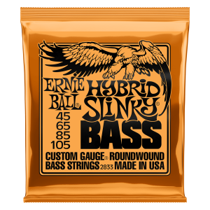 ERNIE BALL | 2833 45-105 Hybrid Slinky Bass | Струни за 4-струнен eлектрически бас