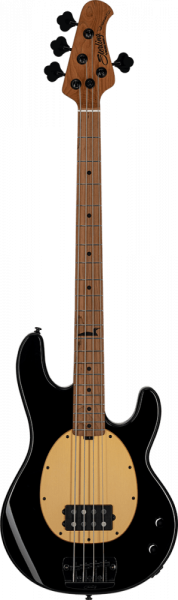 Sterling by Music Man | Pete Wentz StingRay Black | Сигничър бас предна страна