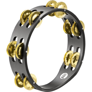 MEINL | 8" Tambourine Brass Jingles Compact Wood Series CTA2B-BK | Дайре