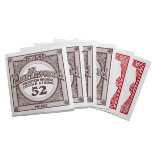 ERNIE BALL | 2148 11-52 Earthwood Light Phosphor Bronze Acoustic Guitar Strings | Струни за акустична китара