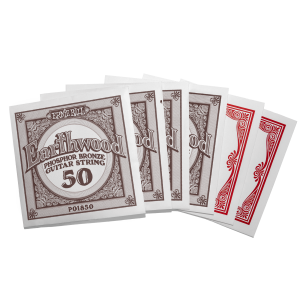 ERNIE BALL | 2150 10-50 Earthwood Extra Light Phosphor Bronze Acoustic Guitar Strings | Струни за акустична китара