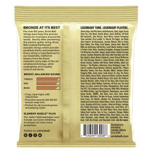 ERNIE BALL | 3008 10-52 Earthwood Rock And Blues 80/20 Bronze Acoustic Guitar Strings 3 Pack | Троен пакен струни за акустична китара