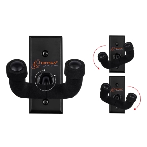 ORTEGA GUITARS • Guitar Wall Hanger Black OGH-1 • Стенна стойка за китара