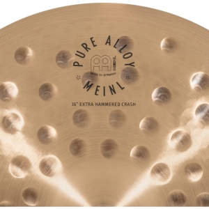 MEINL • Pure Alloy Extra Hammered Crash 16" PA16EHC • Чинел за барабани