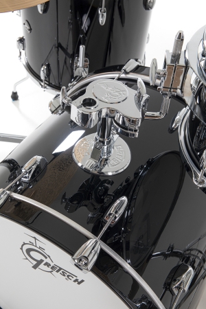 GRETSCH • Renown Maple Shell Set 22" BD 3-pc Piano Black • Барабани без включени барабанче и хардуер