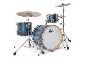 GRETSCH • Renown Maple Shell Set 22" BD 3-pc Piano Black • Барабани без включени барабанче и хардуер