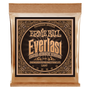 ERNIEBALL • 2548 11-52 Light Everlast Coated Phosphor Bronze Acoustic Guitar Strings • Струни за акустична китара