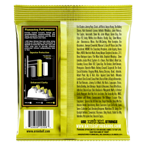 ERNIE BALL • 2556 12-54 Medium Light Everlast Coated 80/20 Bronze Acoustic Guitar Strings • Струни за акустична китара