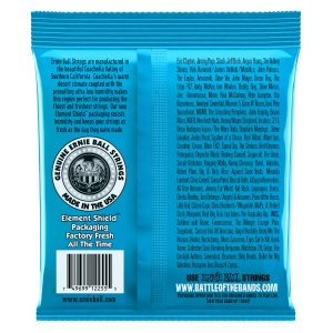 ERNIE BALL • 2255 8-38 Extra Slinky Classic Rock N Roll Pure Nickel Wrap Electric Guitar Strings • Струни за електрическа китара