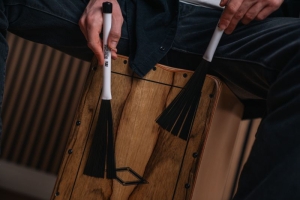 MEINL • Retractable Nylon Brush SB304 • Сгъваеми четки