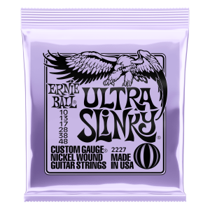 ERNIE BALL • 2227 10–48 Ultra Slinky Nickel Wound Electric Guitar Strings • Струни за електрическа китара