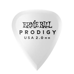ERNIE BALL • 9202 Prodigy Picks Standard 2.0 mm White • Перца за китара