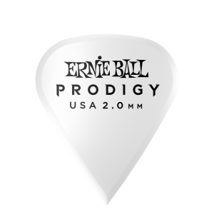 ERNIE BALL • 9341 Prodigy Picks Sharp 2.0 mm White • Перца за китара