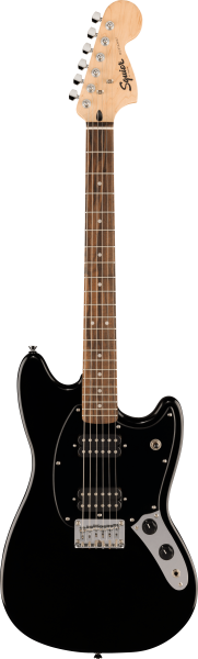 SQUIER by Fender • Sonic® Mustang® HH Black • Електрическа китара 