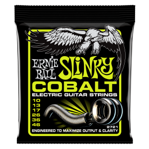 ERNIE BALL • 2721 10–46 Cobalt Regular Slinky Electric Guitar Strings • Струни за електрическа китара
