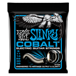 ERNIE BALL • 2725 8–38 Cobalt Extra Slinky Electric Guitar Strings • Струни за електрическа китара