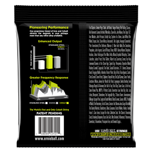ERNIE BALL • 2728 10–56 Cobalt Regular Slinky 7-string Electric Guitar Strings • Струни за 7-струнна електрическа китара